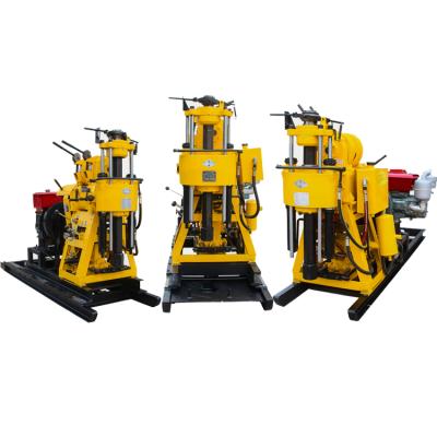 China Water Wells Rock Drill Rig 200m Underground Water Well Drilling Rig Diesel Engine Rock Drill Machine xy-200 Drilling Rig for sale