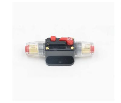 China DC 12V 20A /30A/ 50A/60A/80A (12V 50A) 5ka Audio Car Protective Circuit Breaker Built-in Fuse Holder for sale