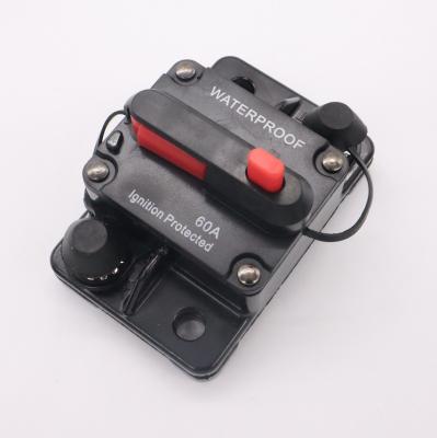 China Circuit Breaker For Boat Fishing With Manual Reset, Water Proof, 12V- 48V DC (Mount-60A Outdoor) 5ka for sale