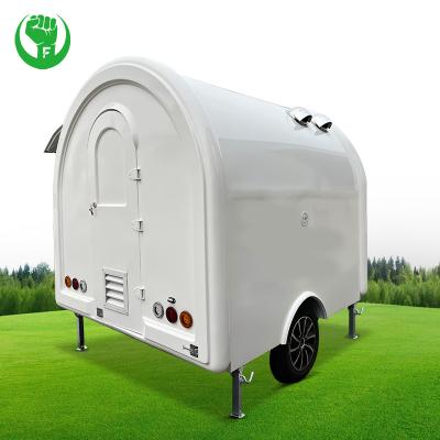 China Easy Operate Coffee Wholesale Kiosk Kitchen Trailers Mini Food Truck Best Mobile Solar Mobile Solar Trailer for BBQ for sale