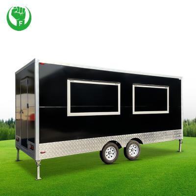 China Snack Factory Mobile Food Trailer With Wine Number Fully Equip Fast Food Truck For Sale for sale