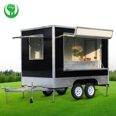 China Mobile Snack Factory Food Trailer BBQ Concession Trailer With Wine Number Fully Equip Fast Food Truck For Sale for sale