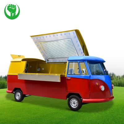 China Luxury custom outdoor mobile street electric fast food van trailer for sale for sale