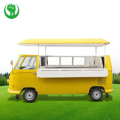 China Luxury HOT SALE VW Big Food Truck Made in China Te koop