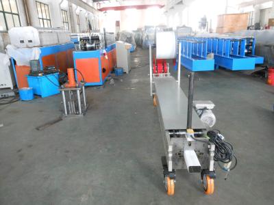 China Downpipe Metal Roll Forming Machines, Portable Downspout Round Pipe Forming Machine for sale