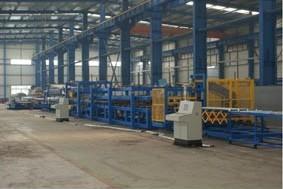 China Mineral Wool / Glass Wool Sandwich Production Panel Line, EPS Sandwich Panel Line for sale