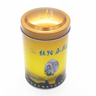 China wholesale can small tea tin container 12oz tin square metal tin empty tea can for sale