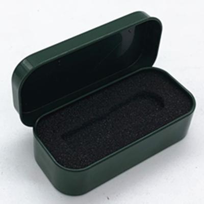 China Flip Top Mini Rectangle Tin Box With Hinge WC-111  Offset printing for sale