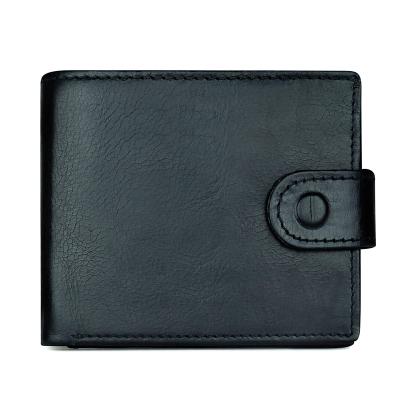 China RFID Factory Price High Grade Genuine Leather Card Holder Men Wallet for sale