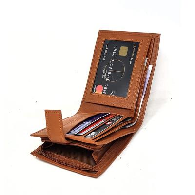 China Slim RFID Mens Wallet Rfid Blocking Genuine Leather Wallets With Zipper Coin for sale