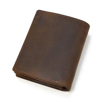 China Hot Selling RFID Fashion Multi Functional Men's Card Holder Wallet for sale