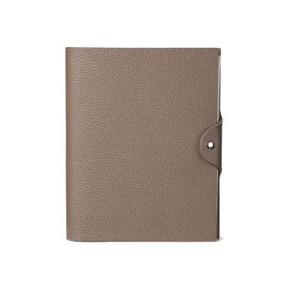 China High Quality Hardcover TOGO Genuine Leather Material A5 Diary Business Meeting Notebook for sale