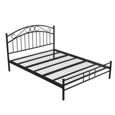 China Hot Selling Single Antique Modular Bed Iron Metal Cheap Modern Single Bed Frame for sale