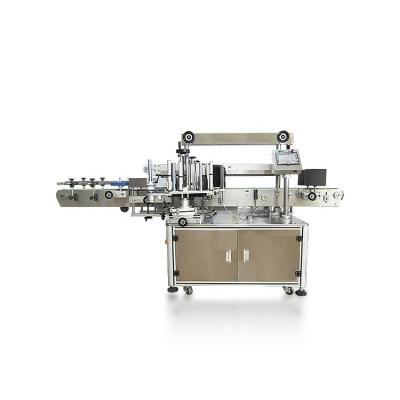 China Full Automatic Food Double Said Round Bottle And Flat Bottle And Square Bottle Labeling Machine for sale