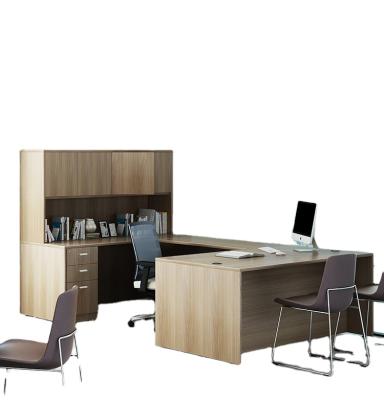 China Modern Design Standard Features Office Table Fit Regular Luxury Executive Wooden Desk for sale