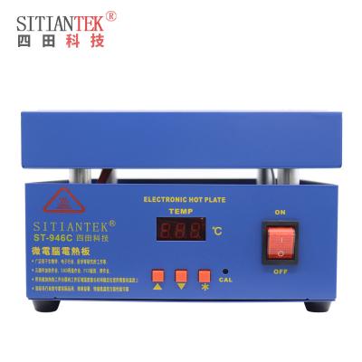 China ST-946C 0~400 Celsius 850W Microcomputer Electric Hot Plate Laboratory Aluminum Constant Temperature Desoldering Heating Table ST-946C for sale