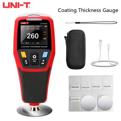 China UNIT UT343D 1250um TFT LCD Display 500 Groups Digital Coating Thickness Gauge Tester FE/NFE Film Paint Car Data Storage UT343D for sale