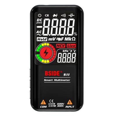 China BSIDE S11 Color LCD Display 9999 Digital AC DC Voltage Capacitor Diode NCV Ohm Tester DMM Digital Smart Multimeter S11 for sale