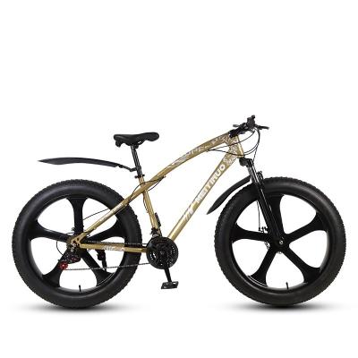 China Wholesale Fat Tire Mountain Bike Bicycle Steel Fat Tire Bike Cycle 26 Inch Snow Beach Fat Tire Mountain Bike for sale