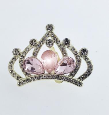 China Zinc Alloy Point Locking Process Rhinestone Crown DIY Fashion Handmade Shoes Accessories for sale