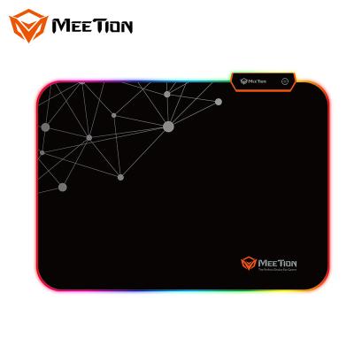 China MeeTion PD120 Anti-Slip Soft Natural Rubber Computer Gamer Mousepad Material Sublimation Led RGB Gaming Mouse Pad For Mouse for sale