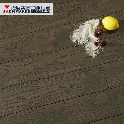 China Gray Shadow High Quality Waterproof Contemporary European Multi-Layer White Oak Engineered Flooring for sale