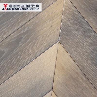 China Modern Cheap Multilayer Engineered Herringbone Oak Bathroom Flooring 14-3x90mm for sale