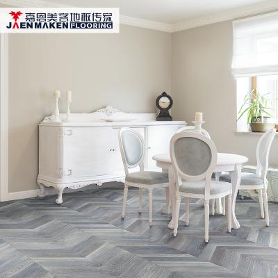 China 14/3*190*770 Chevron Gray Matt Multi Layer Oak Engineered Parquet Modern Timber Flooring for sale