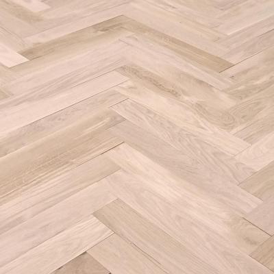 China Above Grade Modern / Solid Wood Concrete Chinese Herringbone Oak Parquet Back And Replacement for sale