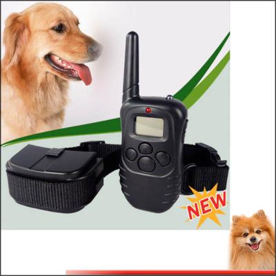 China Power Remote control dog bark stop collar elecking collar with retail shock device for sale