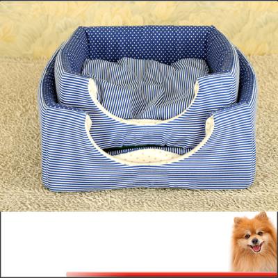 China Free shipping dog pet beds canvas sponge dog beds wholesale china factory for sale