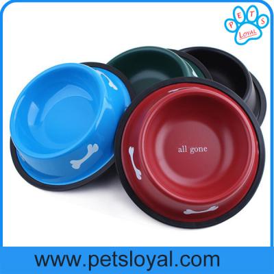 China High Quality Stainless steel dog bows print dog bowl Melamine material pet bowl for sale