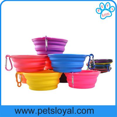 China Manufacturer Silicone Pet Feeder Collapsible Travel Pet Dog Bowl for sale