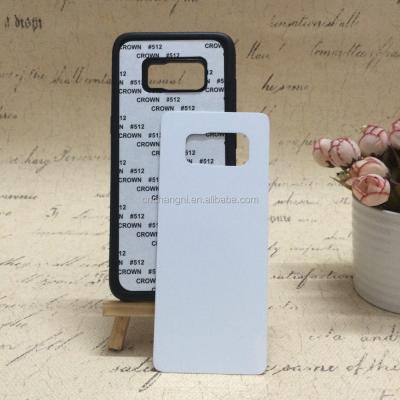 China Cool Protection / Beautify / 2D TPU Sublimation Cases With Aluminum Metal Insert Plate For Samsung Galaxy S8 Cover for sale