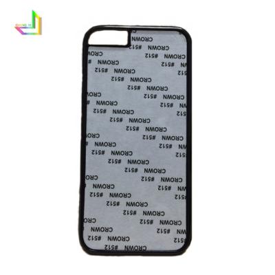 China 2D Anti-fall sublimation PC case with metal for Iphone6/6s, for Iphone cover custom printing for sale