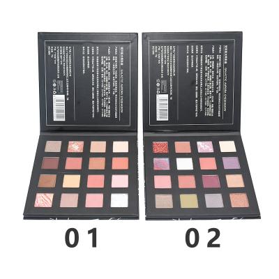 China Waterproof Make Your Own Eyeshadow Palette High Pigmented Multichrome Eyeshadow Palettes for sale