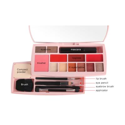 China Private Label Waterproof Cosmetic Set Makeup Blending Palette All In One Kits Professional For Girls Eyeshadow Palette for sale