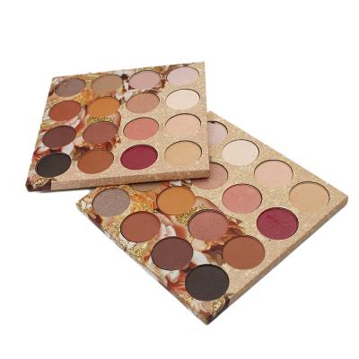 China Private Label Eyeshadow Palette 16 Colors Waterproof Makeup Cruelty Free Custom Eyeshadow for sale