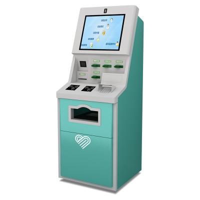 China A4 Indoor Mobile Self Service Printing Kiosk Medical Visit Physician Kiosk Cubical for sale