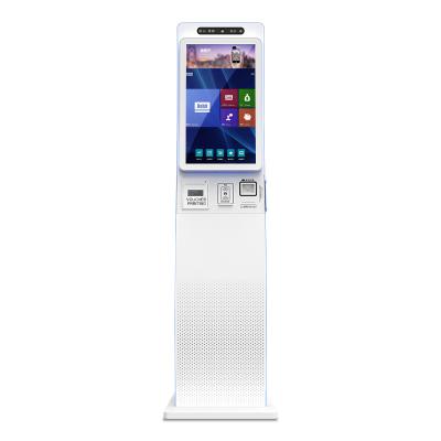 China SDK Usingwin ST-Q236 Curved Screen Report Printer Self Service Terminal Machine Smart Kiosk for sale