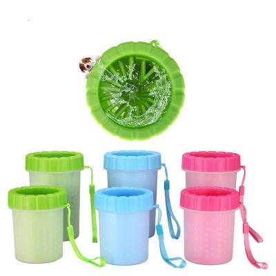 China Viable Factory Wholesale Free Automatic Pet Cat and Dog Cleaning Foot Seal Pet Foot Cup for sale