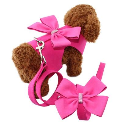 China Hit Amazon Designers Custom Pet Vest Padded Bow Dog Harness for sale