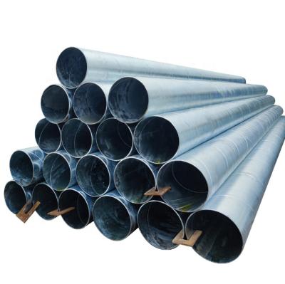 China Structure Pipe Hot Dip Galvanized Round Steel Pipe / GI Pipe Pre Galvanized Steel Pipe Galvanized Tube For Construction for sale