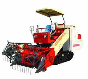 China Most Popular self-propelled fullfeeding rice combine harvester 4LZ-1.0 paddy/dryland grain for sale