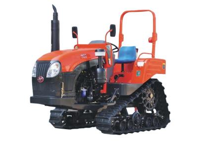 China New 70HP Farm Crawler Track Tractor with Steering Wheel for Rice Paddy and Dry Field for sale