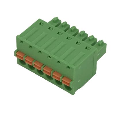 China Socket PA66 XK15EDGKD-3.81MM Female Pitch Spring Type Terminal Block for sale