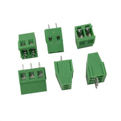 China PA66 XK128 5.0mm pitch 10A screw terminal block connector for PCB mount can be spliced ​​from 2way 3way 4way for sale