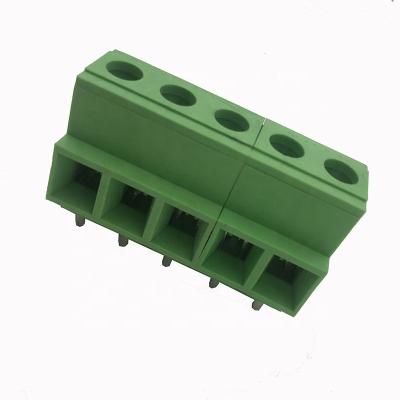 China PA66 XK135T Pitch Part 10.16mm Green Way Connectors With Double Pinout Terminal Block for sale