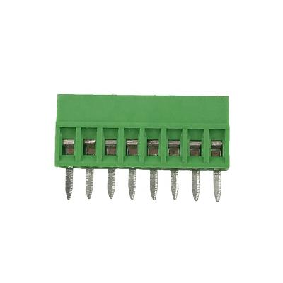 China Euro Style 150V 6A PCB Mount PA66 2.54mm Pitch Mini Terminal Block Screw Nylon Connector XK128-2.54MM Pitch for sale