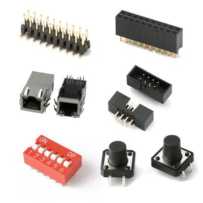 China RJ45 PCB and pin header all kinds connectors for sale